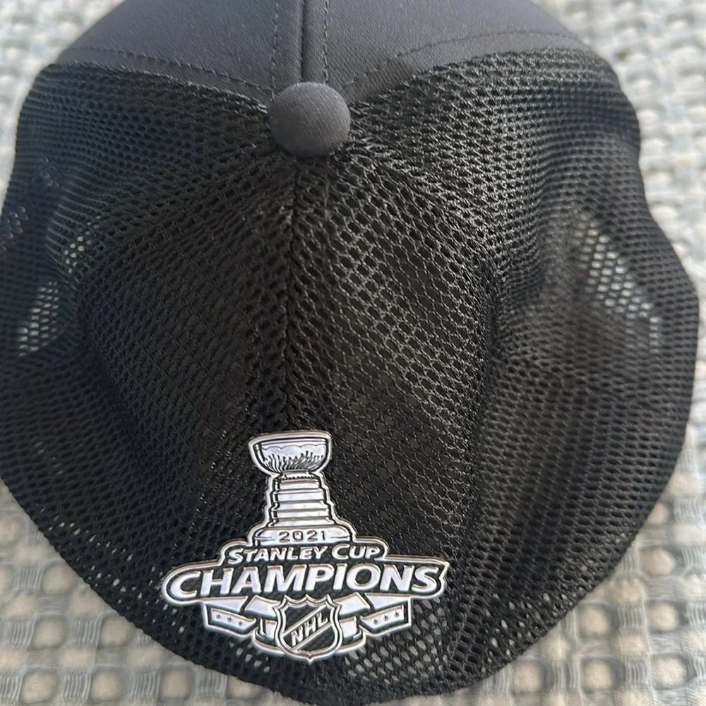 2021 Stanley Cup Champions Authentic Pro NHL Fanatics snap back hat